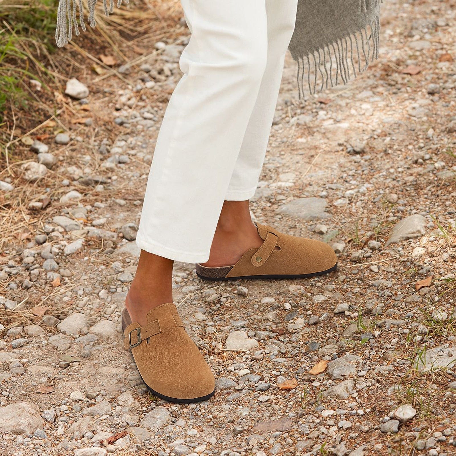 LuxeStride™ - Women's Flat Mules