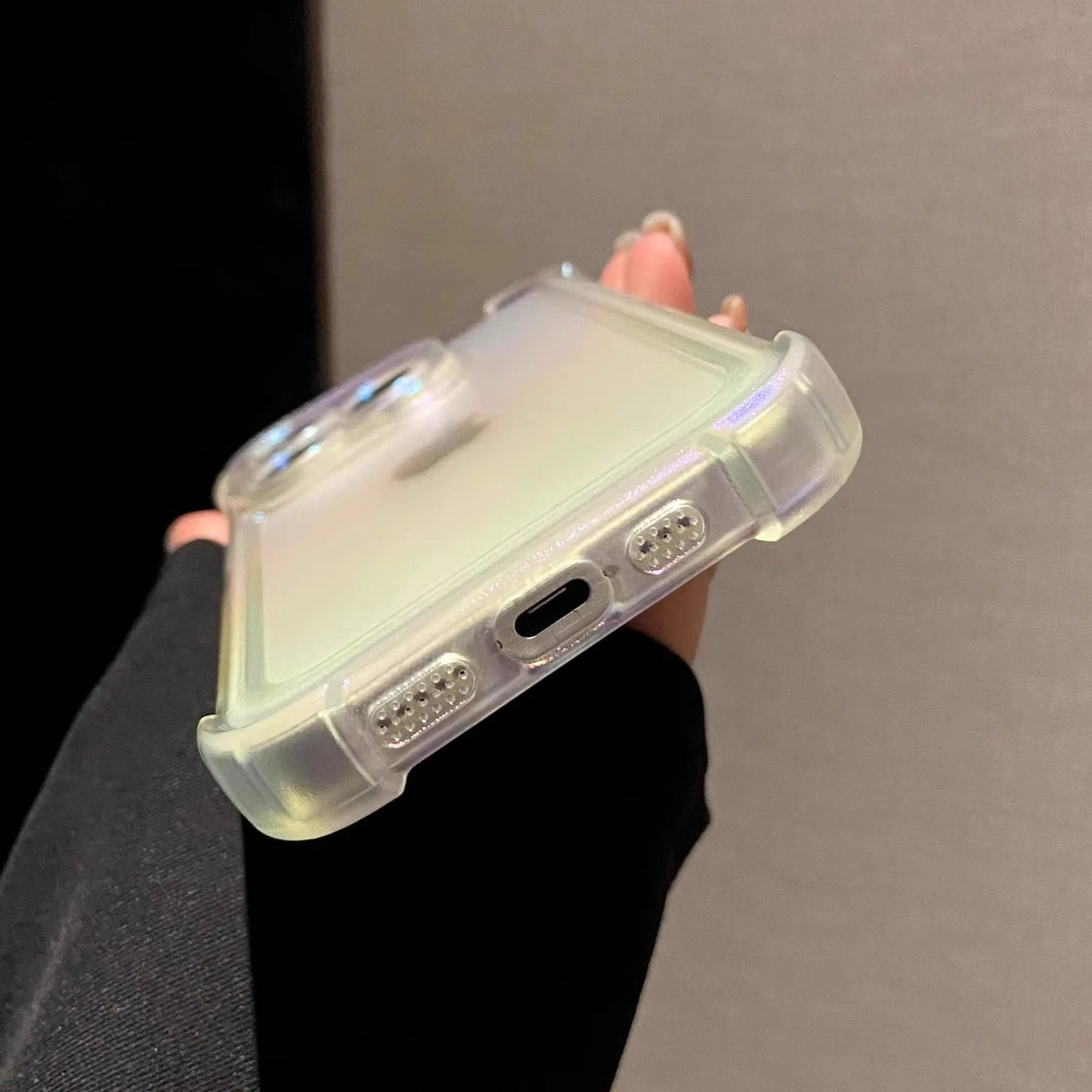 aser Rainbow Transparent Matte Phone Case