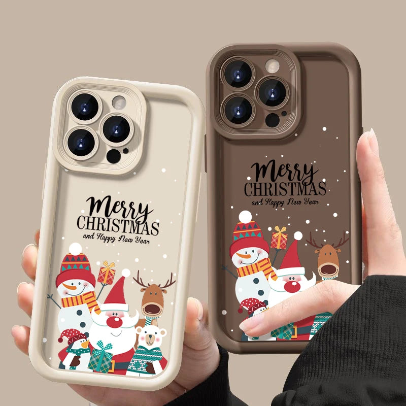 Christmas Pattern Soft Silicone Phone Case