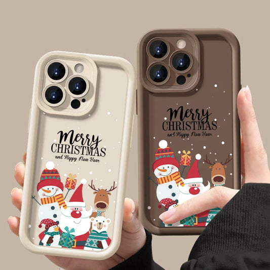 Christmas Pattern Soft Silicone Phone Case