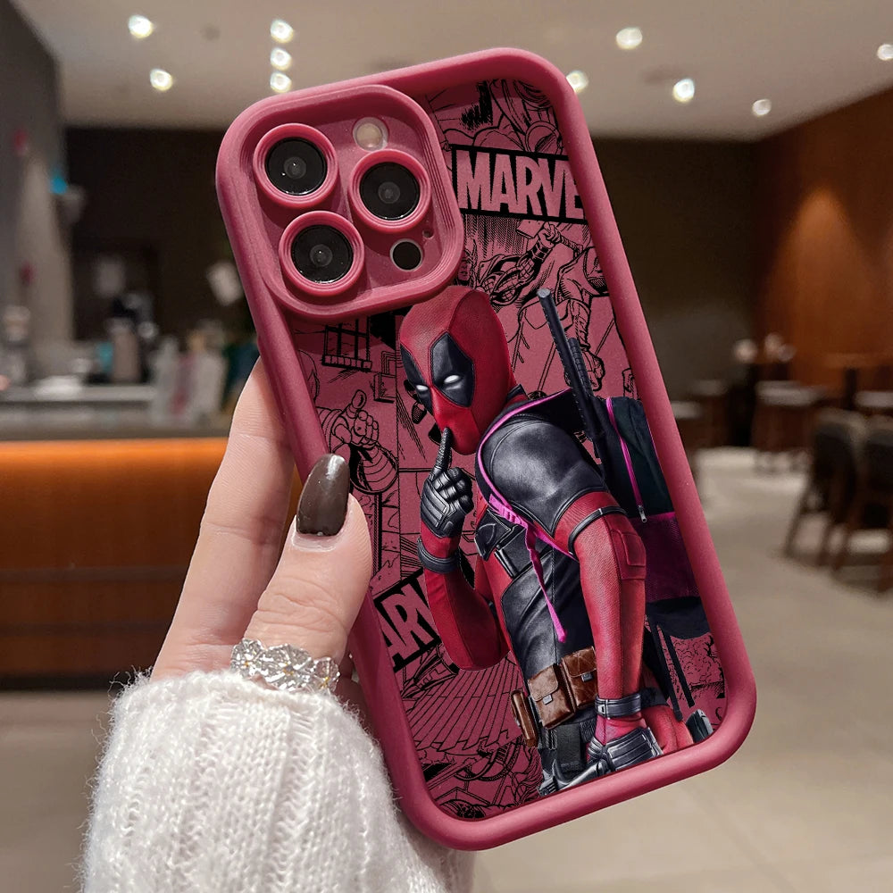 Marvel Deadpool Cartoon Phone Case