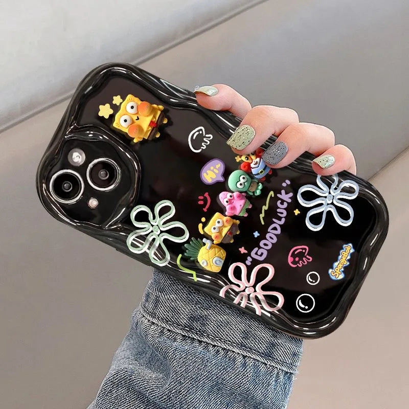 3D Patrick Star Cartoon Phone Case