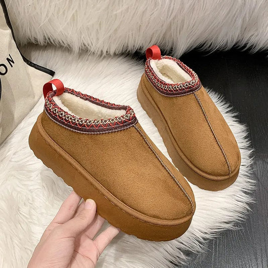 CozyLux™ Women's Signature Suede Slip-Ons - Plush Comfort with Every Step