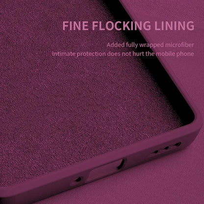Solid Color Silicone Phone Case