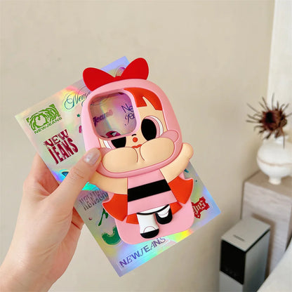 3D Cartoon Powerpuff Girls Phone Case