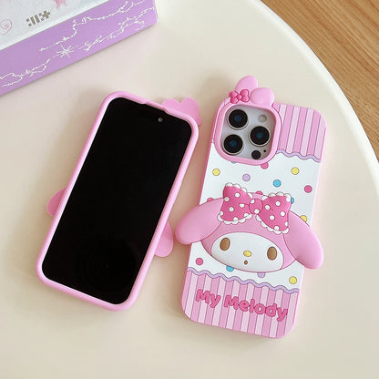 Hello Kitty Kuromi My Melody Silicone Phone Case