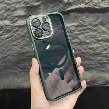 Magnetic Metal Lens Bumper Phone Case
