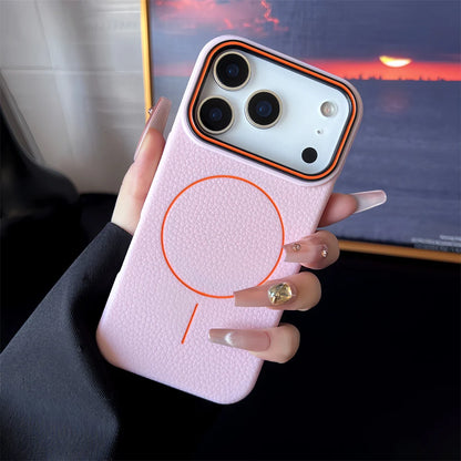 Frosted Lichee Pattern Magnetic Phone Case