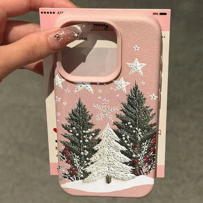 Christmas Tree Silicone Phone Case for iPhone