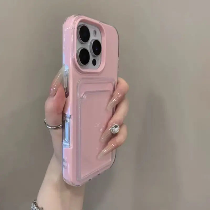 Card Holder Bumper Case For iPhone