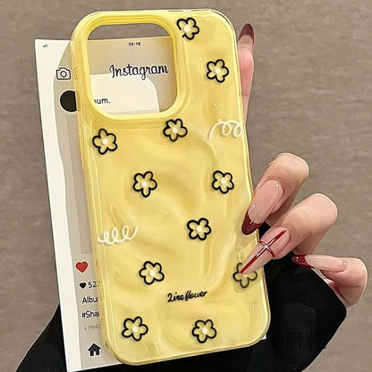 Korean Flower Cartoon Phone Case