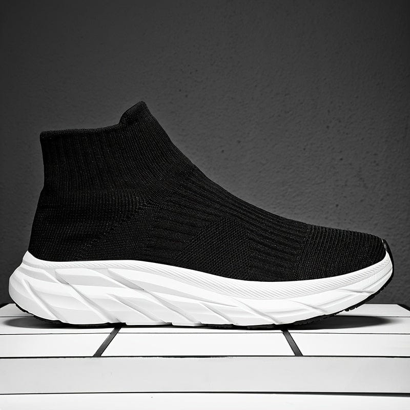 ChunkyStride™ Men's Slip-On Shoes – Breathable Knit Warmth with Plush Comfort!