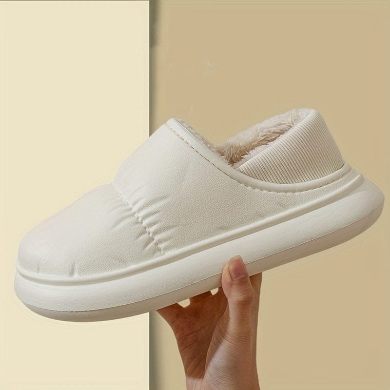 AquaFleece™ Women’s Waterproof Slippers – Cozy, Fleece-Lined Comfort for Winter!