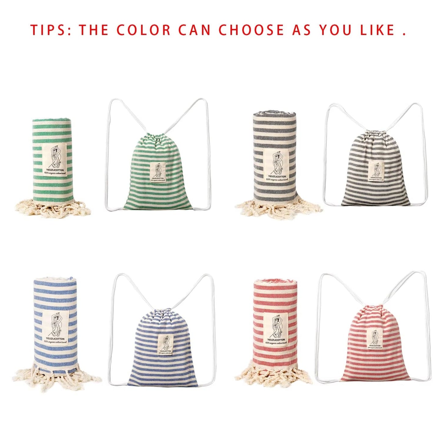 🏖️ The ChillWrap™ Turkish Travel Towel