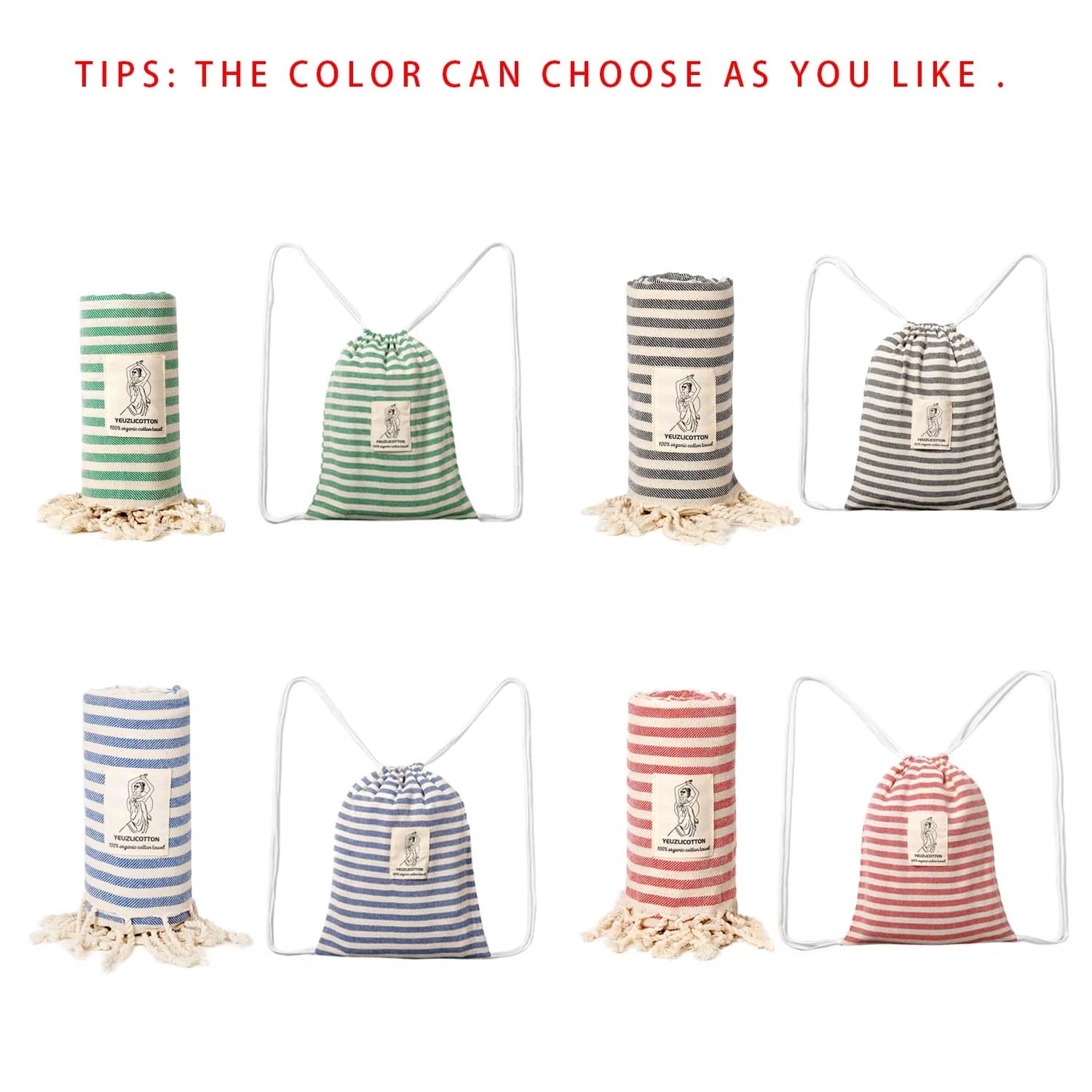 🏖️ The ChillWrap™ Turkish Travel Towel