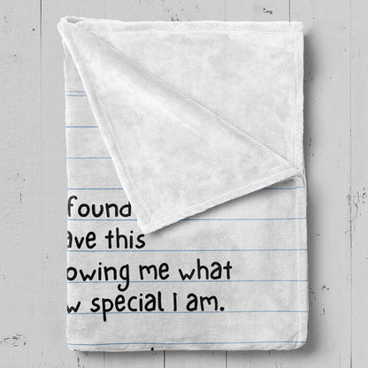 Cute Gift - Love Letter Style - Personalized Comfy Blanket - SS88