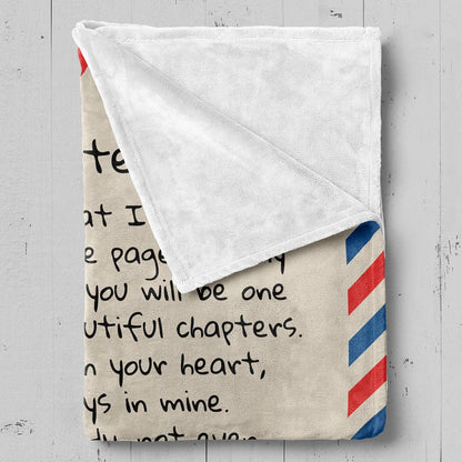 To My Beautiful Granddaughter - Personalized Giant Post Card Blanket - SS534
