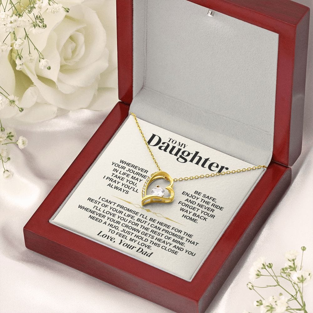 To My Daughter - Love Dad - Necklace Gift Set - SS308