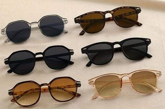 AdventureOptix™ 6-Pack: Unisex Retro Glasses with Durable TR90 Frames