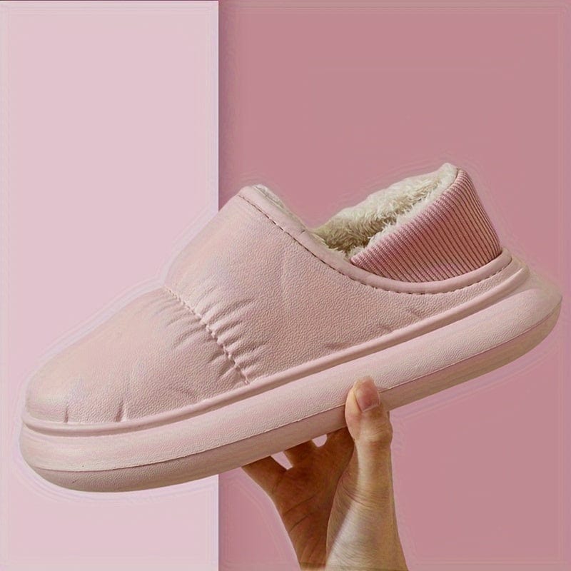 AquaFleece™ Women’s Waterproof Slippers – Cozy, Fleece-Lined Comfort for Winter!