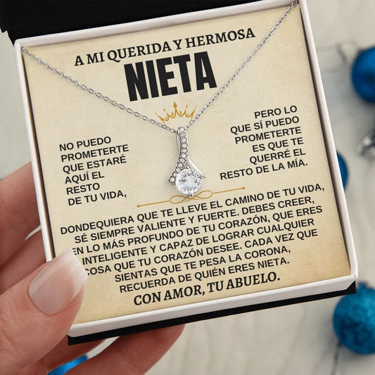 A Mi Querida y Hermosa Nieta - Abuelo - Beautiful Gift Set - SS117SP