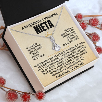 A Mi Querida y Hermosa Nieta - Abuelo - Beautiful Gift Set - SS117SP