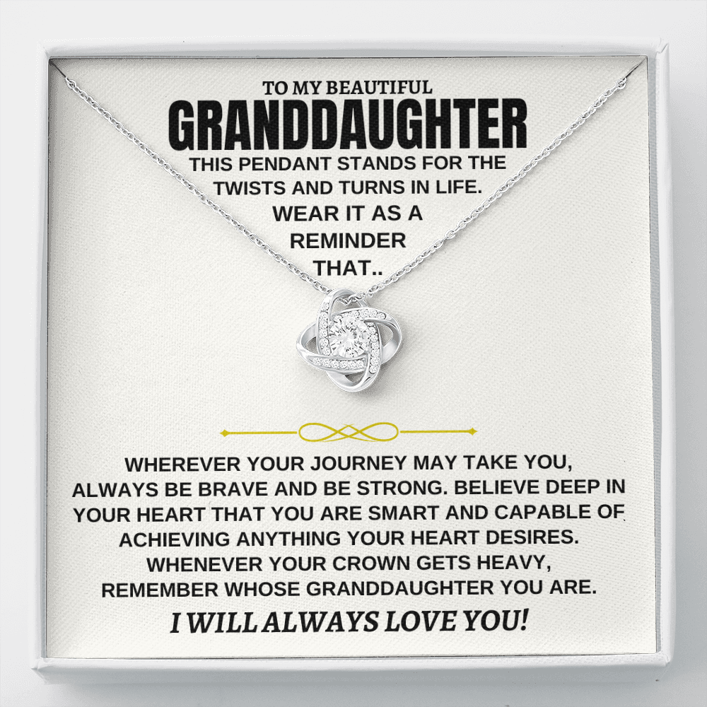 (ALMOST SOLD OUT) To My Granddaughter - Twists & Turns Beautiful Gift Set - SS109V4
