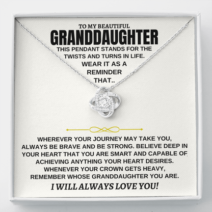 (ALMOST SOLD OUT) To My Granddaughter - Twists & Turns Beautiful Gift Set - SS109V4