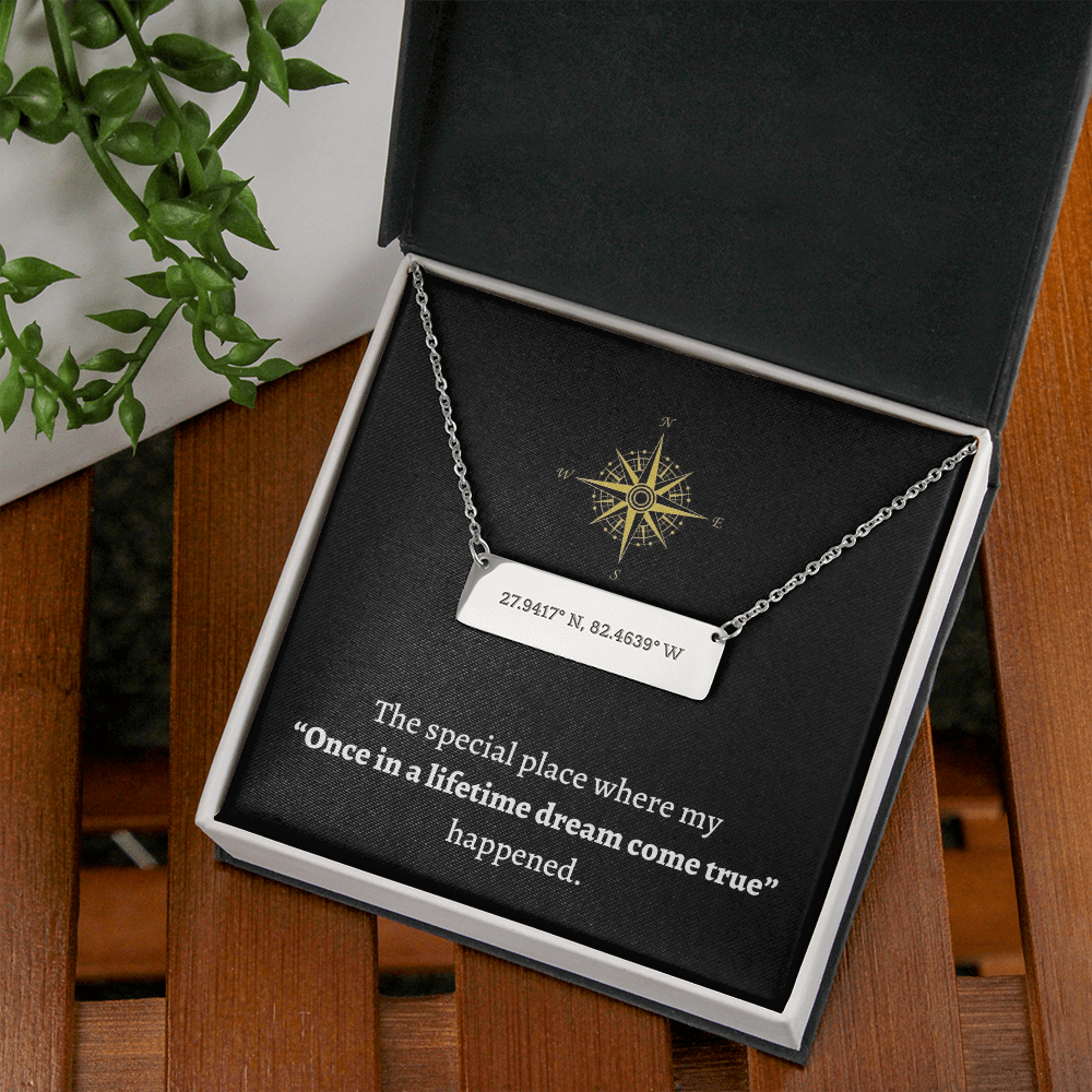 Coordinates Horizontal Dainty Bar Necklace - SS56