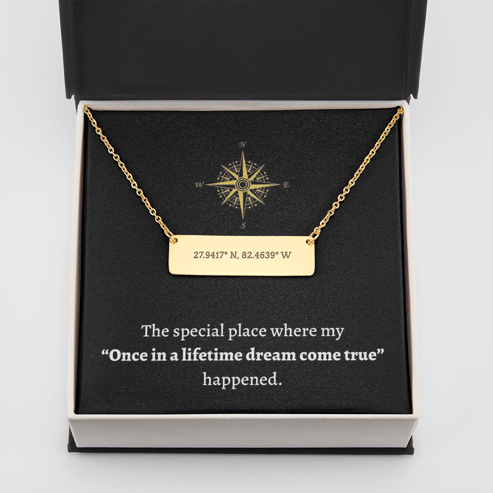 Coordinates Horizontal Dainty Bar Necklace - SS56