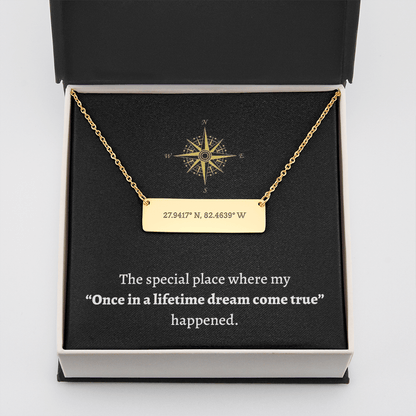 Coordinates Horizontal Dainty Bar Necklace - SS56