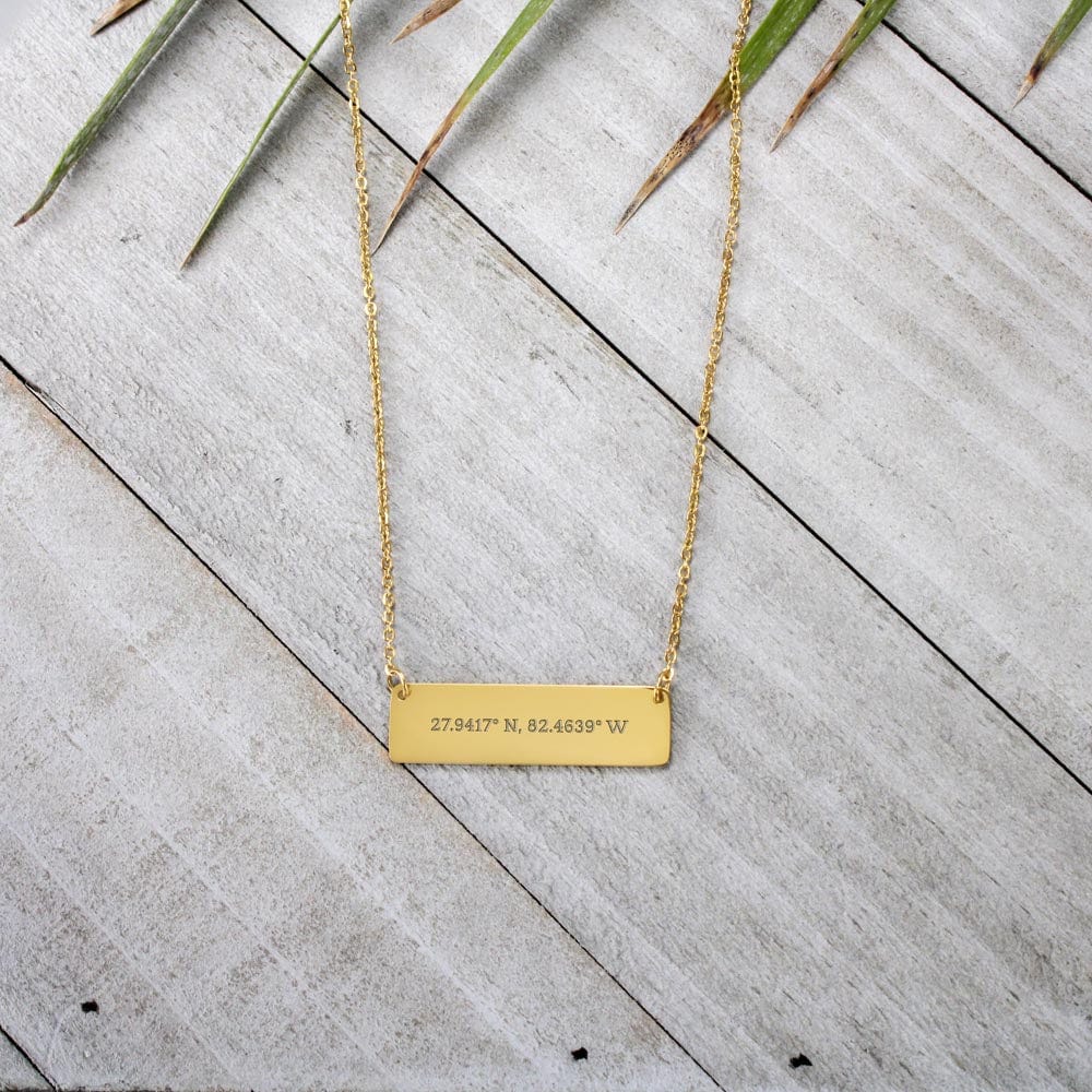 Coordinates Horizontal Dainty Bar Necklace - SS56