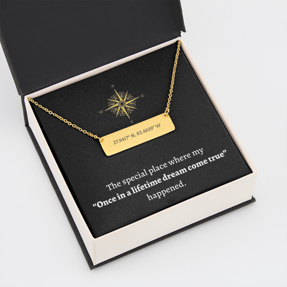 Coordinates Horizontal Dainty Bar Necklace - SS56
