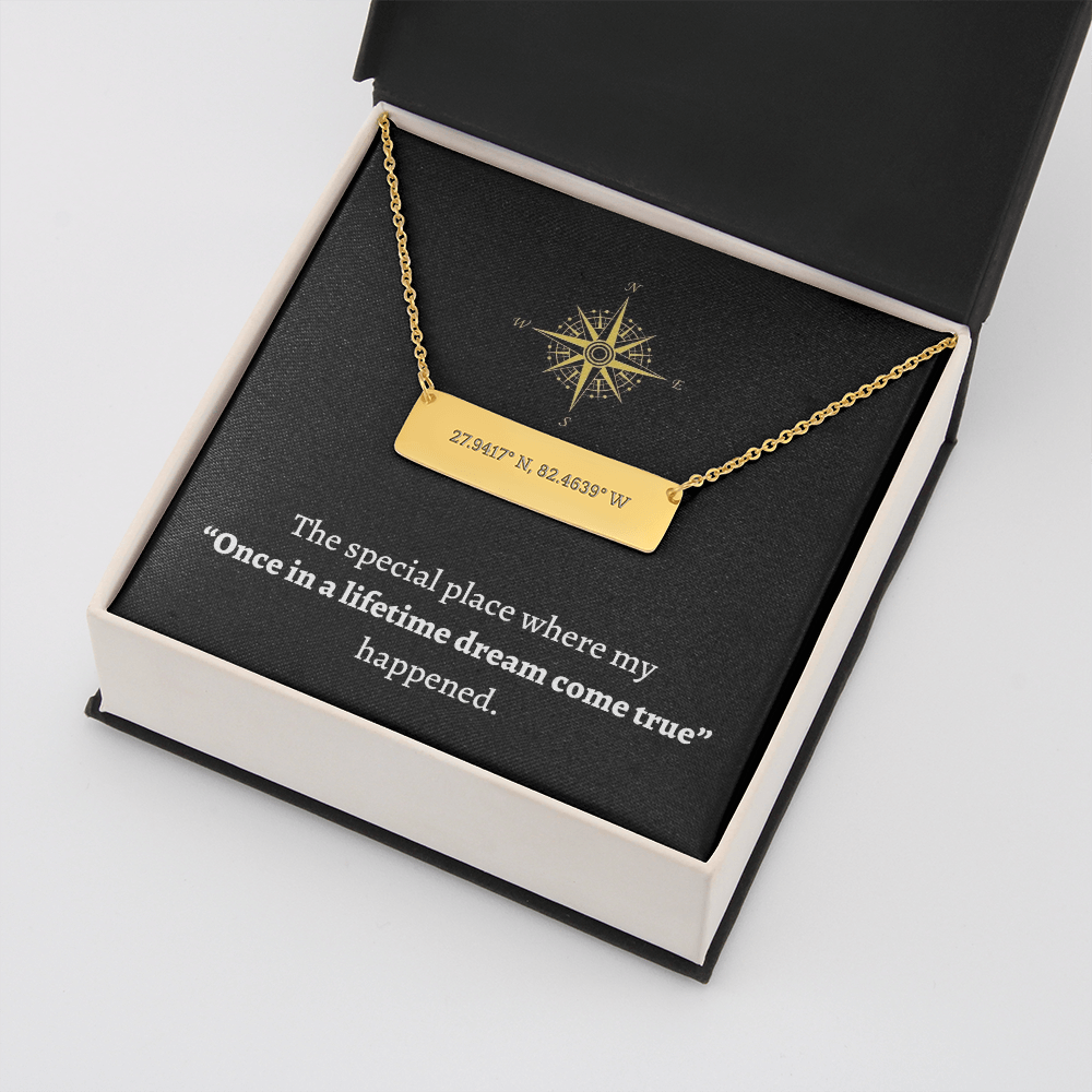 Coordinates Horizontal Dainty Bar Necklace - SS56