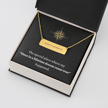 Coordinates Horizontal Dainty Bar Necklace - SS56
