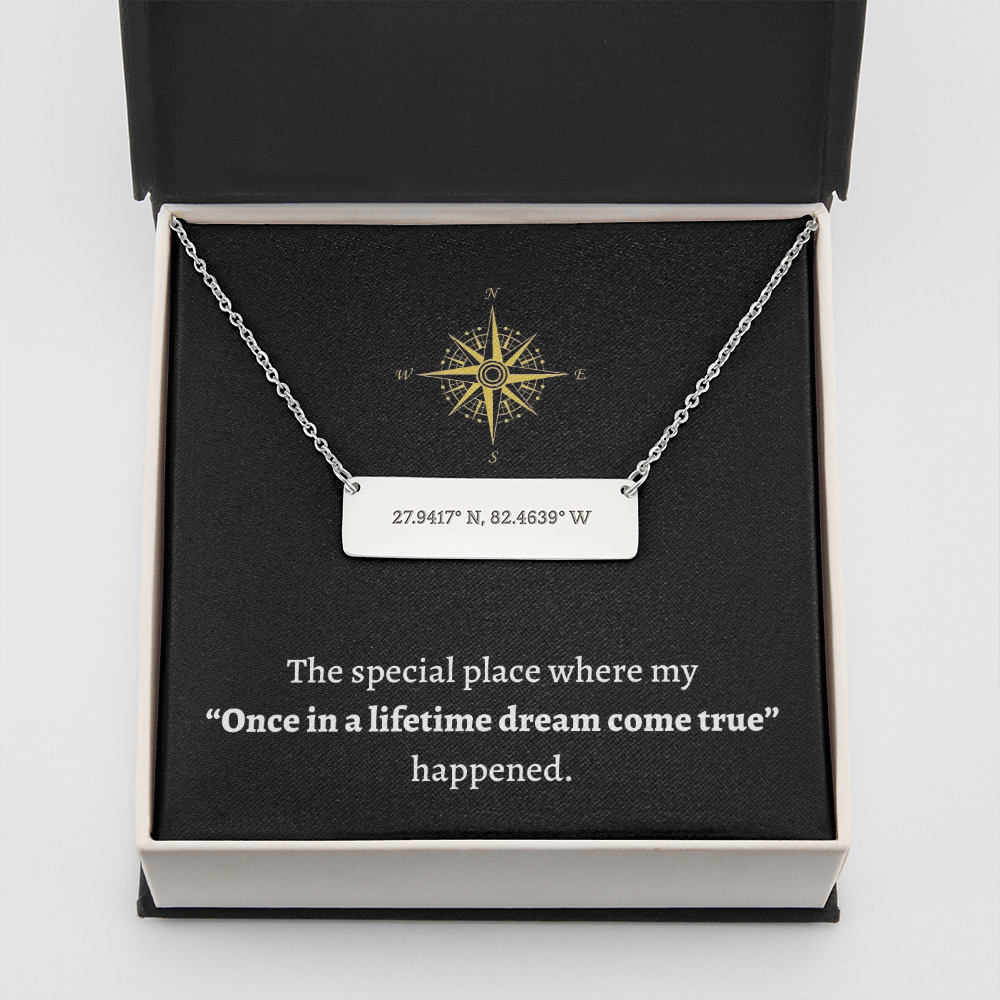 Coordinates Horizontal Dainty Bar Necklace - SS56