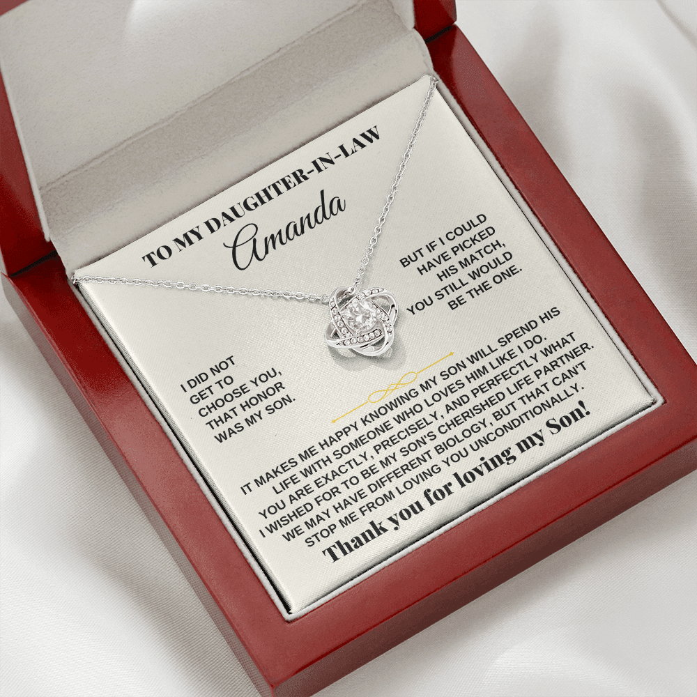 Daughter-in-law - Love Knot Gift Set - SS251