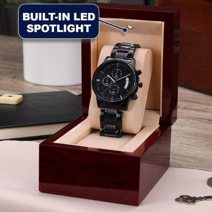 Dear Dad - Engraved Chronograph Watch - SS507