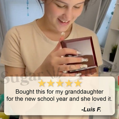 "Remember Whose Granddaughter You Are" - Love Knot Gift Set - SS477GP