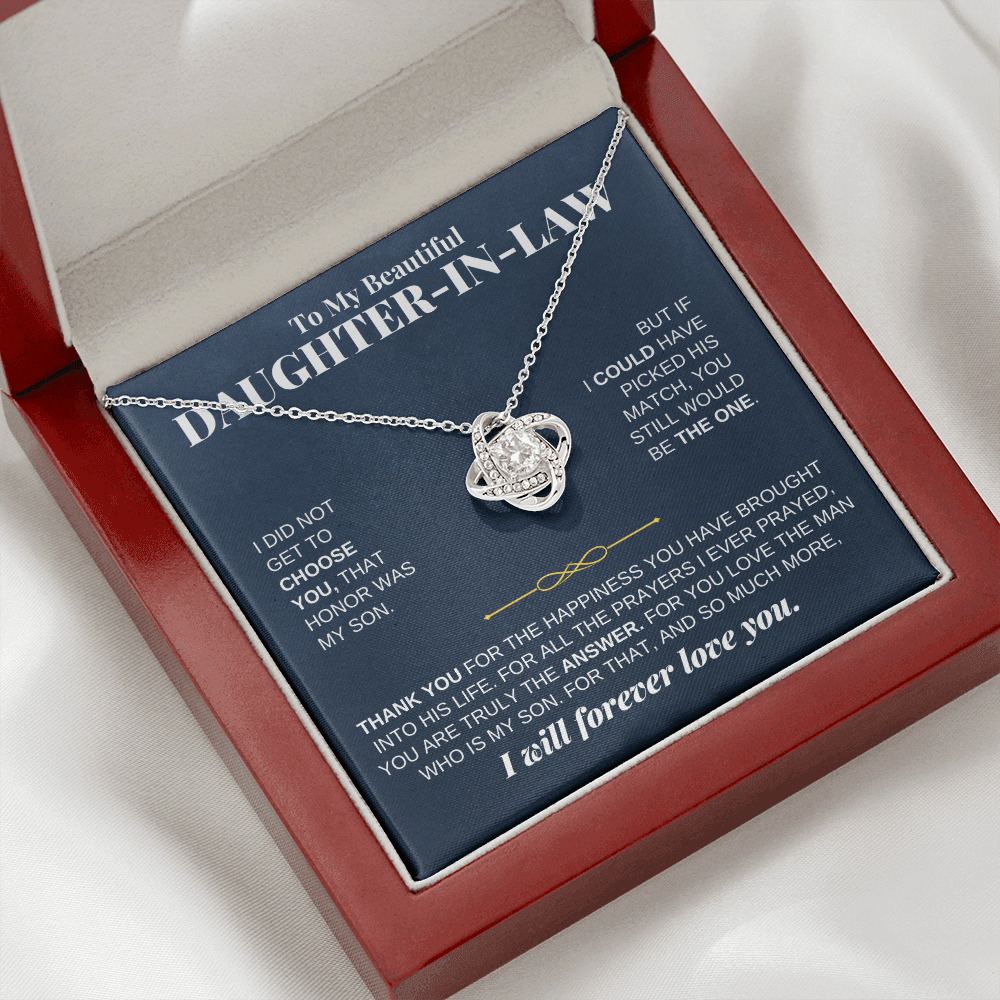 To My Beautiful Daughter-in-law - Love Knot Gift Set - SS232