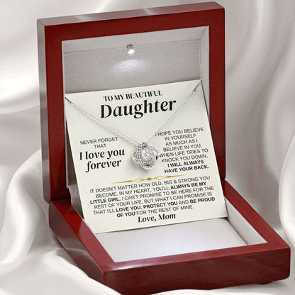 To My Beautiful Daughter - Love Mom - Love Knot Gift Set - SS327