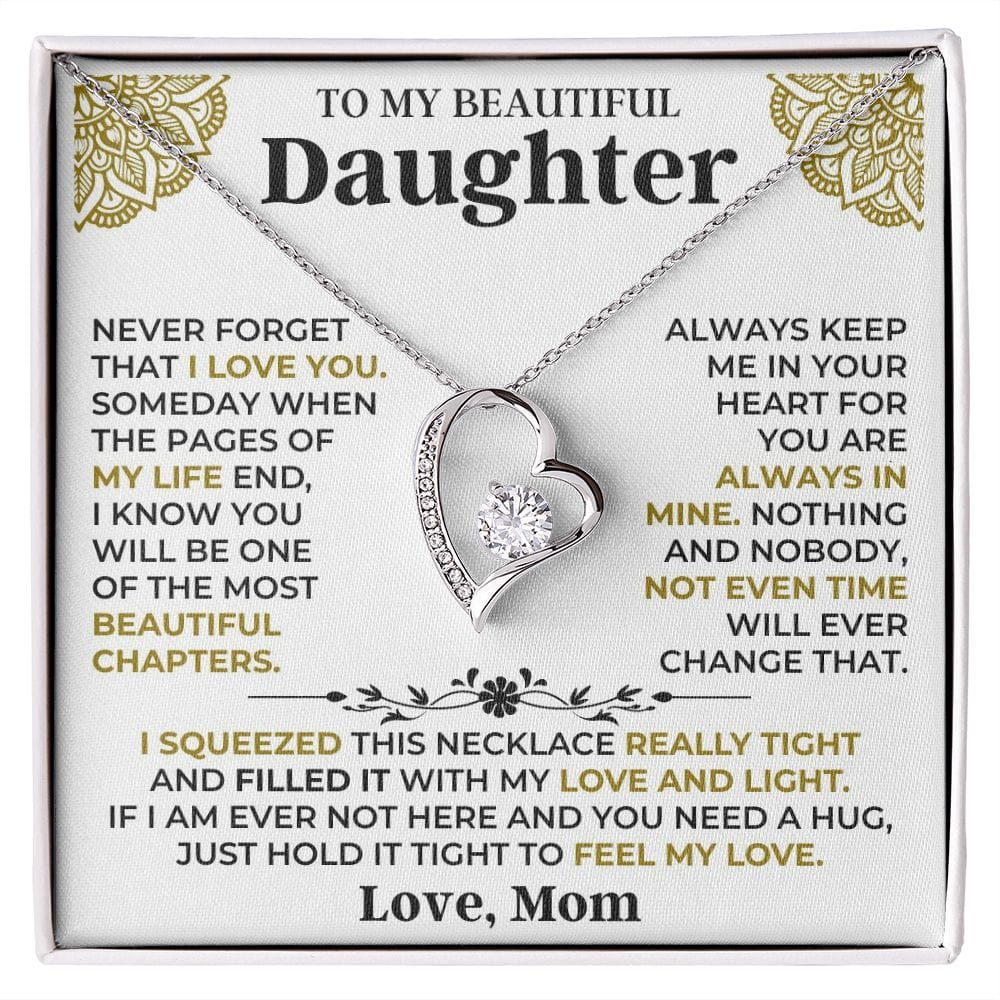 To My Beautiful Daughter - Mom - Forever Love Gift Set - SS514M