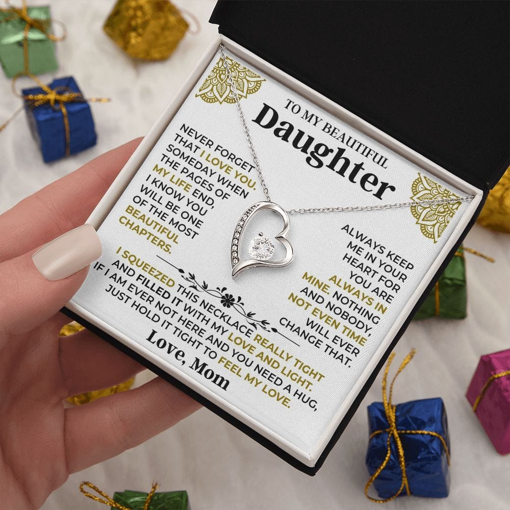 To My Beautiful Daughter - Mom - Forever Love Gift Set - SS514M