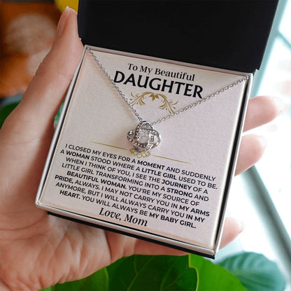To My Beautiful Daughter - Mom - Love Knot Gift Set - SS504