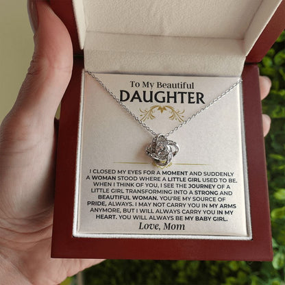 To My Beautiful Daughter - Mom - Love Knot Gift Set - SS504