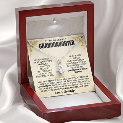 To My Beautiful Granddaughter - Beautiful Necklace Gift Set - SS342