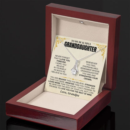 To My Beautiful Granddaughter - Beautiful Necklace Gift Set - SS342