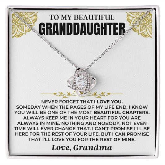 To My Beautiful Granddaughter - Custom Sign-Off Card - Gift Set - SS513
