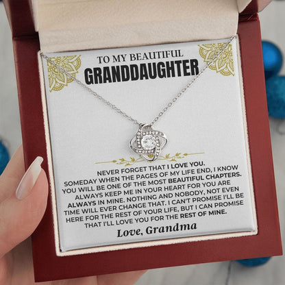 To My Beautiful Granddaughter - Custom Sign-Off Card - Gift Set - SS513