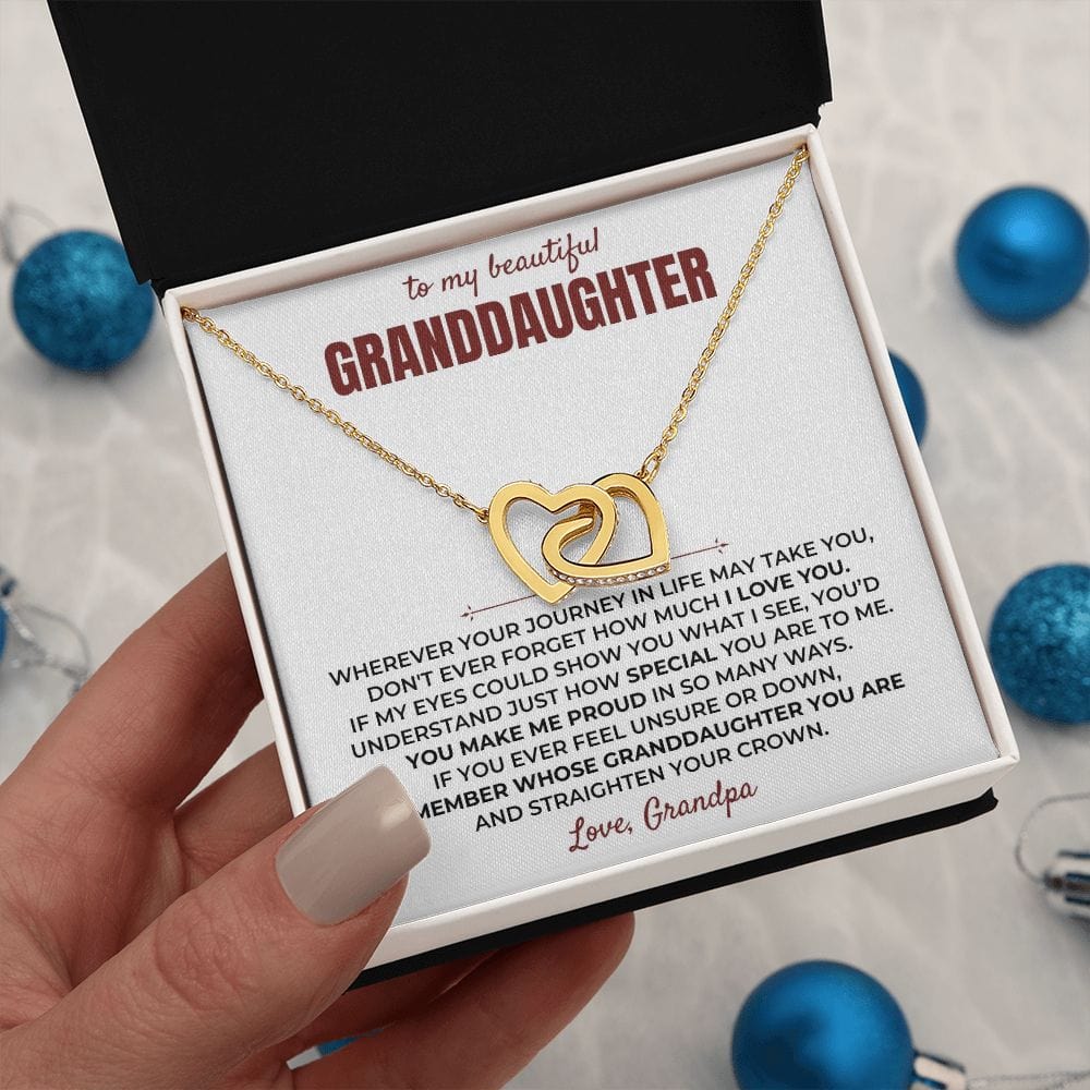 To My Beautiful Granddaughter - Forever Linked Hearts Gift Set - SS402